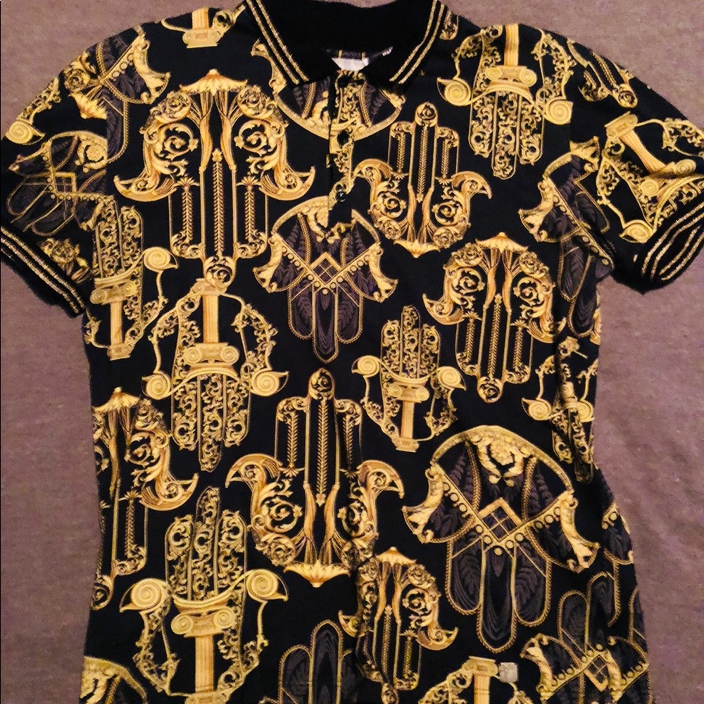 Versace collar polo shirt